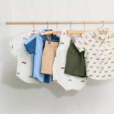 Boys Jack Shirt - Wide Cabana Stripe