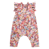 Baby Girls Jennifer Jumper - Burgundy Sketched Floral