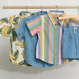 Baby Boys Jack Shirt - Surfboard Embroidery