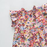 Baby Girls Jennifer Jumper - Burgundy Sketched Floral