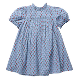 Girls Lucia Dress - Light Blue Carnation