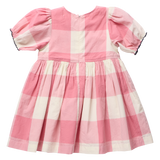 Girls Hermione Dress - Pink Checks