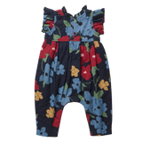 Baby Girls Jennifer Jumper - Navy Hibiscus Floral