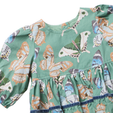 Baby Girls Maribelle Dress Set - Green Butterflies