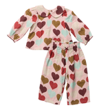 Baby Girls Dawson 2-PC Set - Multi Harvest Hearts