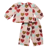 Baby Girls Dawson 2-PC Set - Multi Harvest Hearts