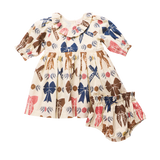 Baby Girls Amara Dress Set - Harvest Bows