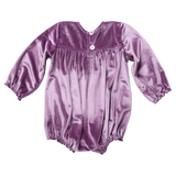 Baby Girls Quinn Bubble - Lavender Velour