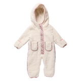 Baby Girls Pramsuit - Cream