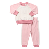 Baby Puzzle Jogger Set - Pink Color Block