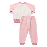Baby Puzzle Jogger Set - Pink Color Block