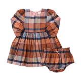 Baby Girls Mae Dress Set - Hayride Plaid