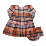Baby Girls Mae Dress Set - Hayride Plaid