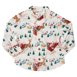 Boys Jack Shirt - Santa Sleigh