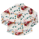 Boys Jack Shirt - Santa Sleigh
