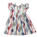 Girls Double Ruffle Jennifer Dress - Present Bows