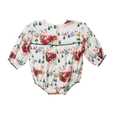 Baby Girls Wynne Bubble - Santa Sleigh