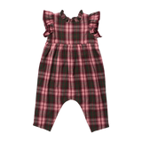 Baby Girls Jennifer Jumper - Burgundy Tartan
