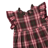 Baby Girls Jennifer Jumper - Burgundy Tartan