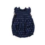 Baby Girls Jaipur Bubble - Navy Dot