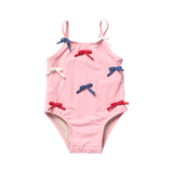Baby Girls Lottie Suit - Pink Bows