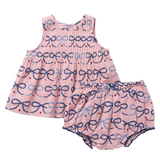 Baby Girls Jaipur 2-PC Set - Pink Bows