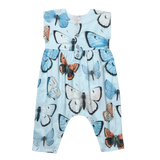 Baby Girls Alexandra Jumper - Blue Vintage Butterflies