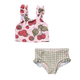 Girls Via Tankini - Pink Raspberries
