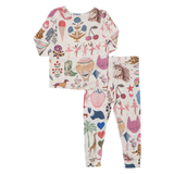 Kids Bamboo PJ Set - 20 Years of PC White