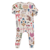 Baby Bamboo Ruffle Romper - 20 Years of PC White