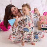 Womens Bamboo PJ Set - 20 Years of PC White
