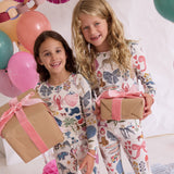 Kids Bamboo PJ Set - 20 Years of PC White