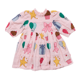 Girls Jessa Dress - Birthday Embroidery
