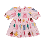 Girls Jessa Dress - Birthday Embroidery