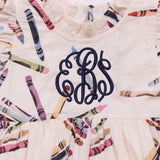 Girls Jennifer Dress - Tossed Crayons