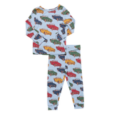 Kids Bamboo PJ Set - Vintage Cars