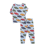 Kids Bamboo PJ Set - Vintage Cars