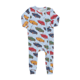 Baby Bamboo Romper - Vintage Cars