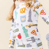 Kids Bamboo PJ Set - NYC