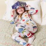 Kids Bamboo PJ Set - Hamptons