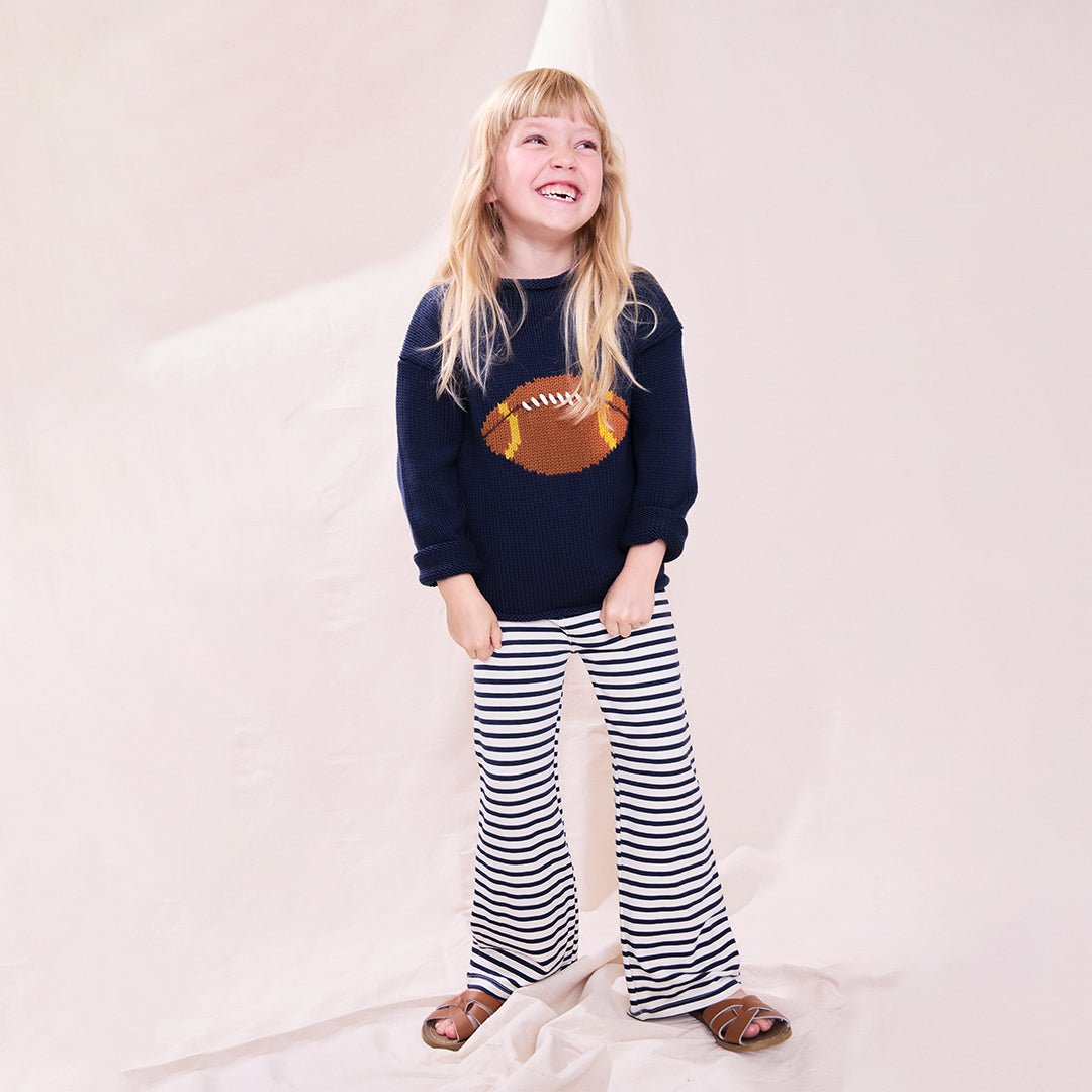 Classic Sweater - Football | Pink Chicken