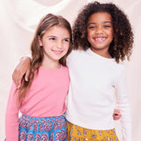 Seesaw Long Sleeve Rib T-shirt - Dark Red