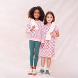 Sunny Dress - Pink Mini Half Hearts | Pink Chicken