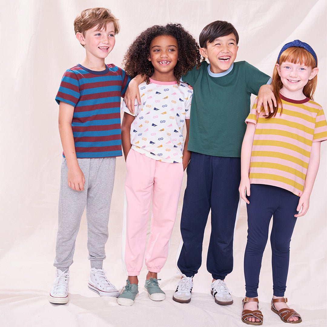 Adventure Shirt - Pink and Yellow Stripe | Pink Chicken