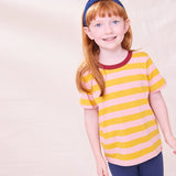 Adventure Shirt - Pink and Yellow Stripe | Pink Chicken