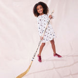 Playground Long Sleeve Dress - Hockey Player