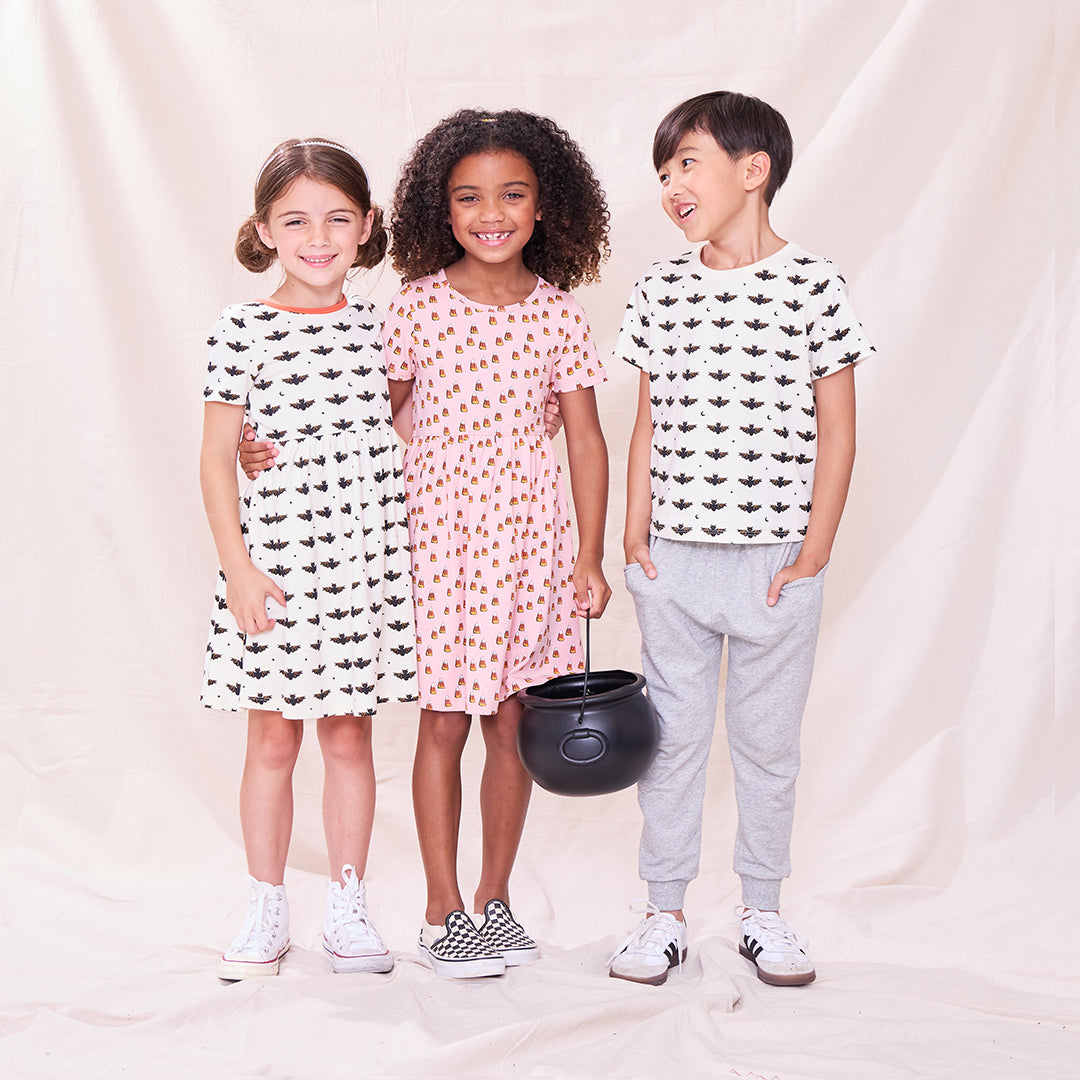 Adventure T-Shirt - Halloween Bats | Pink Chicken