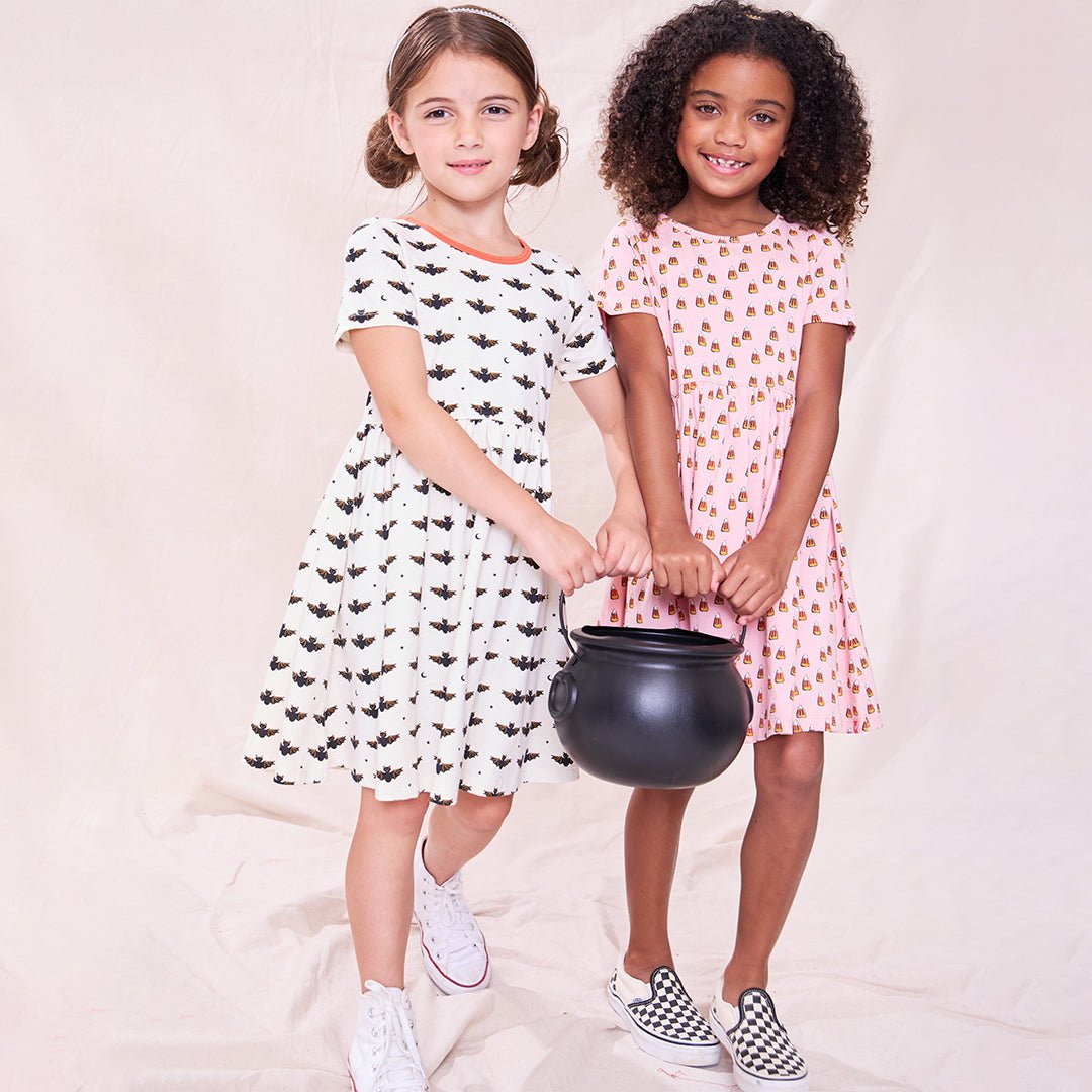 Sunny Dress | Pink Candy Corn | 12Y Sunny Dress | Pink Candy Corn | 12Y