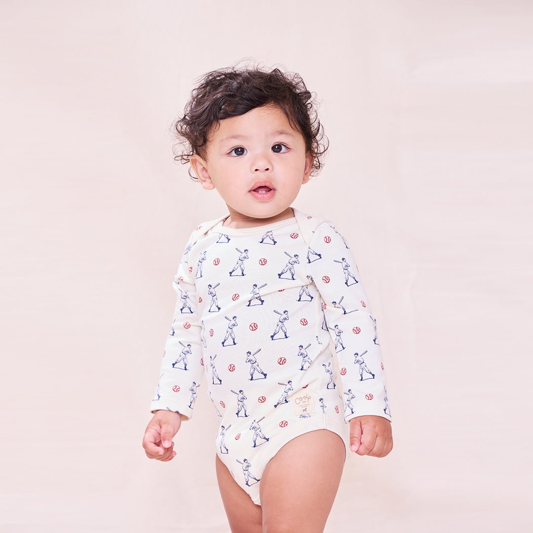 Baby Wonder Bodysuit - Baseball | Pink Chicken