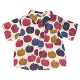 Boys Jack Shirt - Blue Delicious Apples